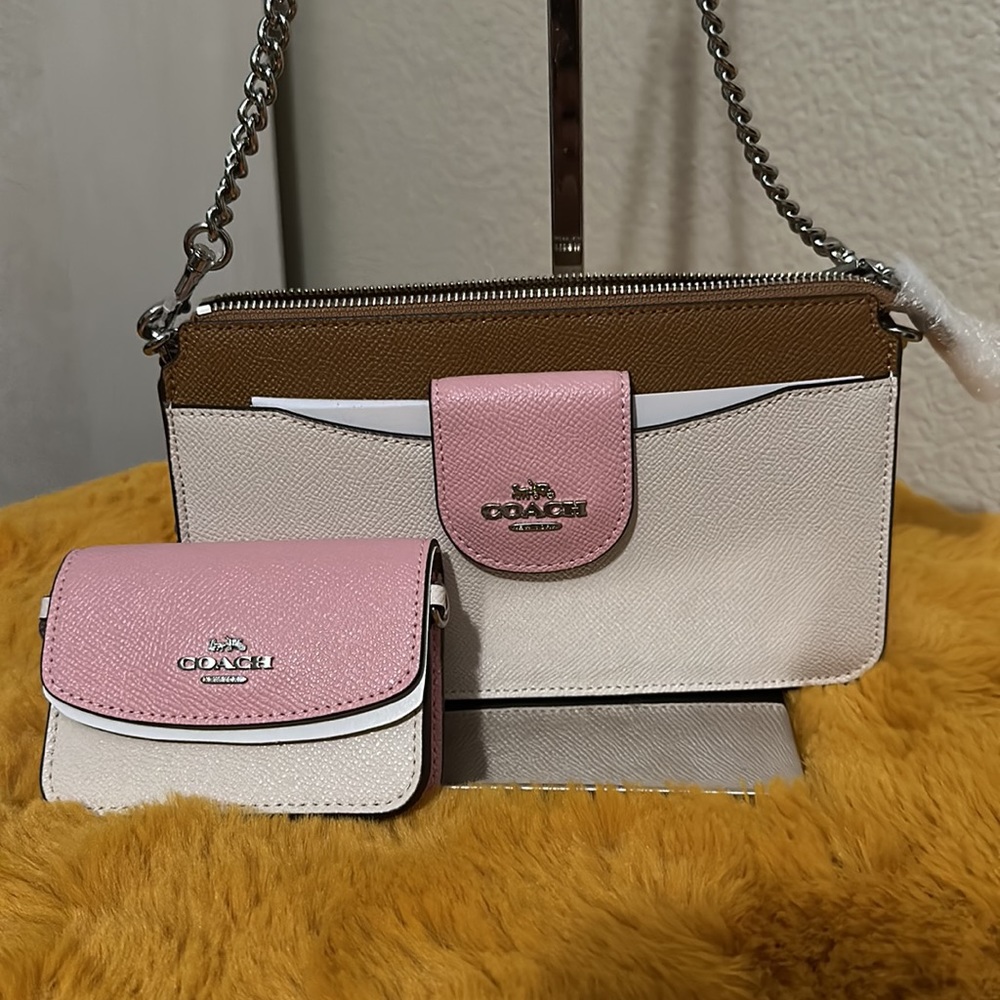 {NWT} $295 COACH crossbody bag with wallet